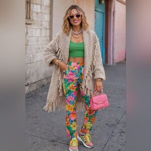 Carolina K Long Line Fringe Sweater